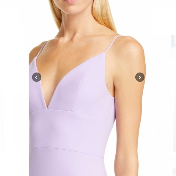CHRISTIAN SIRIANO V-Neck High/Low Slip Dress Size 6 NWT - Picture 2 of 9